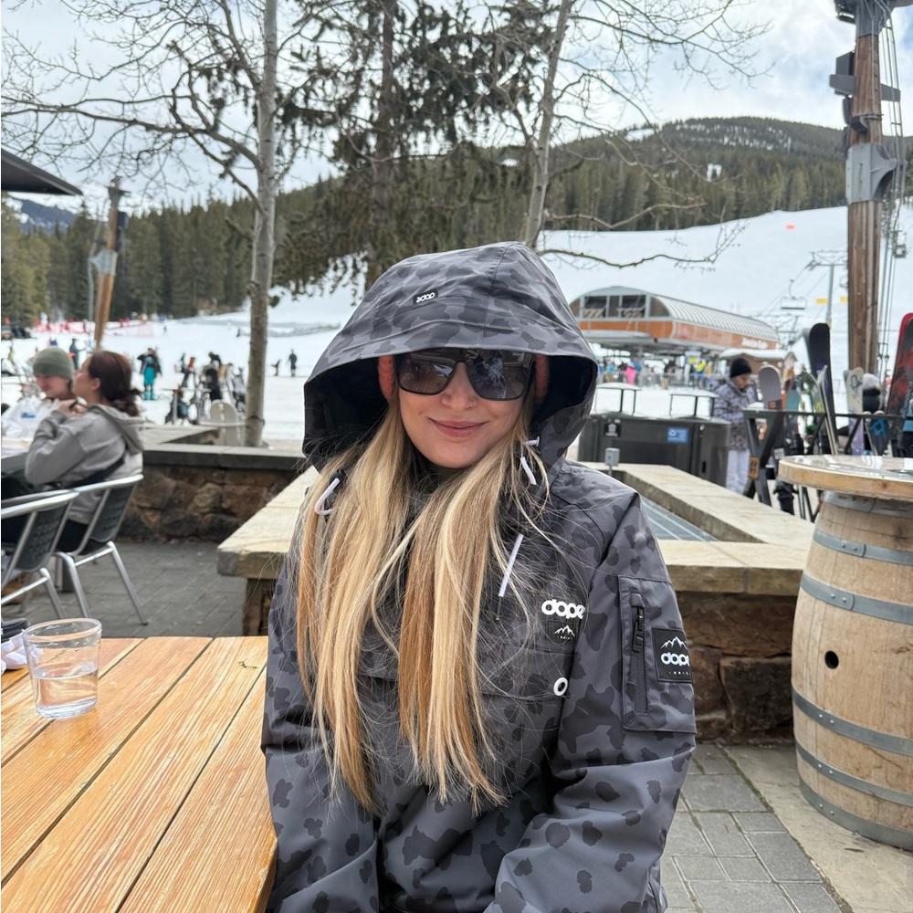 Dope Women's Gray Hooded Jacket